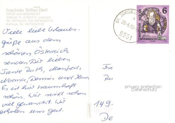 St Lorenzen Lesachtal Lesachtaler Tuffbad Dörfl Hotel Swimmin – Bild 2