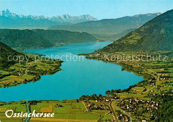 Ossiachersee und umliegende Orte Julische Alpen Flie