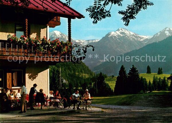 Schattwald Weinhaus Pension Alpenrose Rehbach Alpe