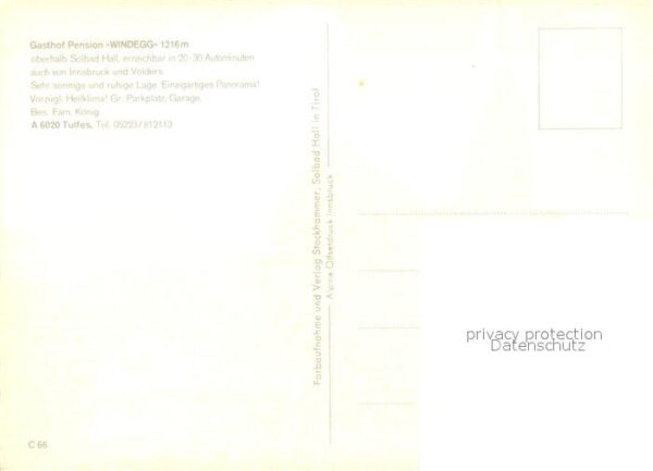 Hall Tirol Gasthof Pension Windegg Kirche – Bild 2