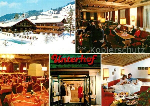 Filzmoos Hotel Restaurant Unterhof Winterpanoram