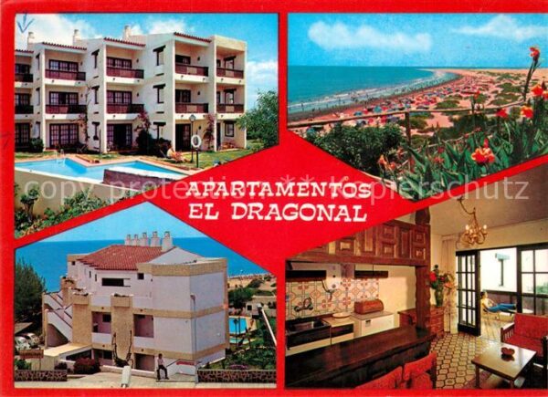 Playa del Ingles Apartamentos El Dragonal Panorama Küste