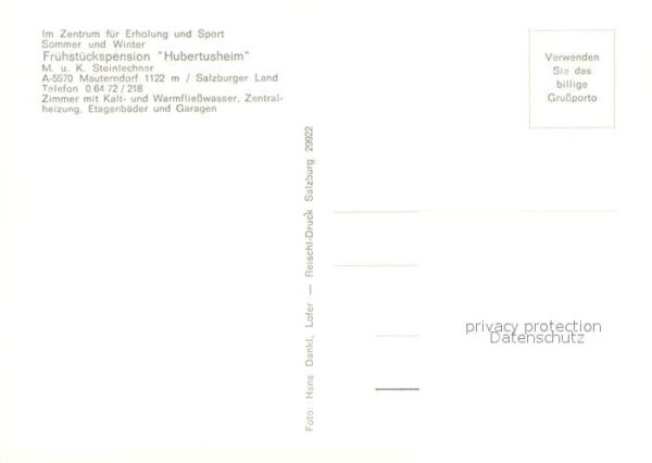 Mauterndorf Frühstückspension Hubertusheim Kirche – Bild 2