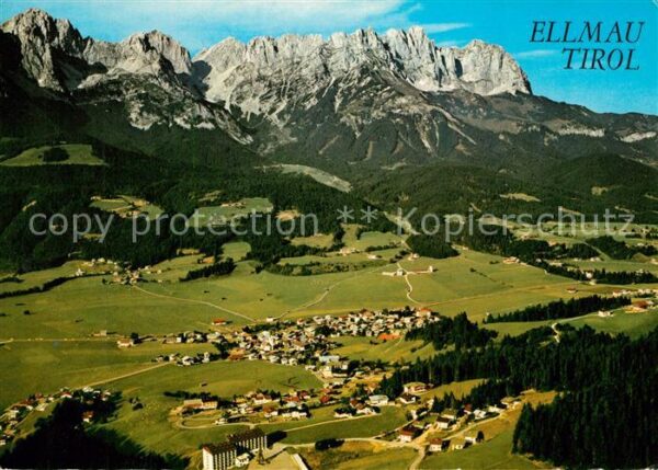 Ellmau Tirol Kaisergebirge Fliegeraufnahme