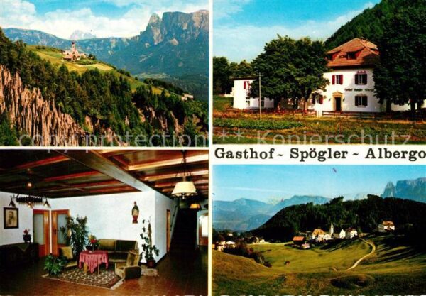 Lengmoos Ritten Gasthof Pension Spögler Landschaftspano