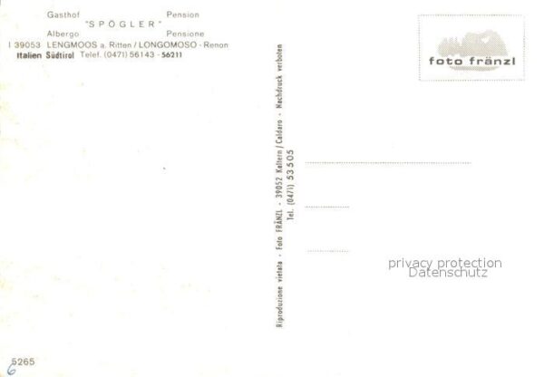 Lengmoos Ritten Gasthof Pension Spögler Landschaftspano – Bild 2