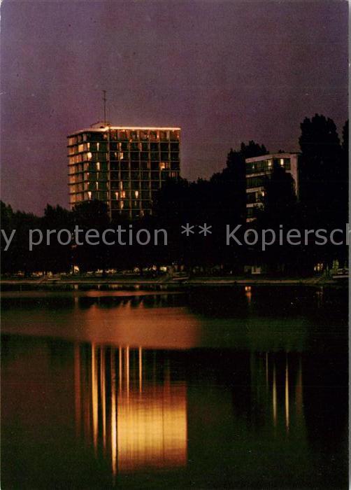 Siofok Hotel Europa Nachtaufnahme