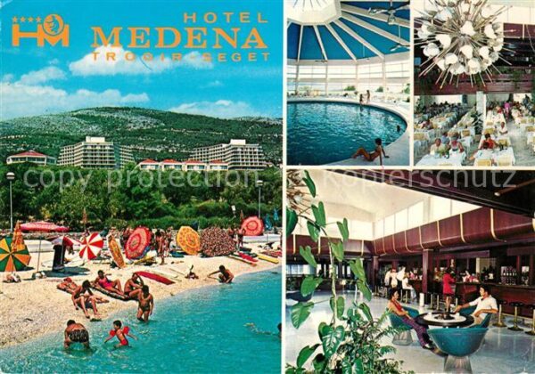 Trogir Trau Hotel Medena Restaurant Bar Hallenbad S