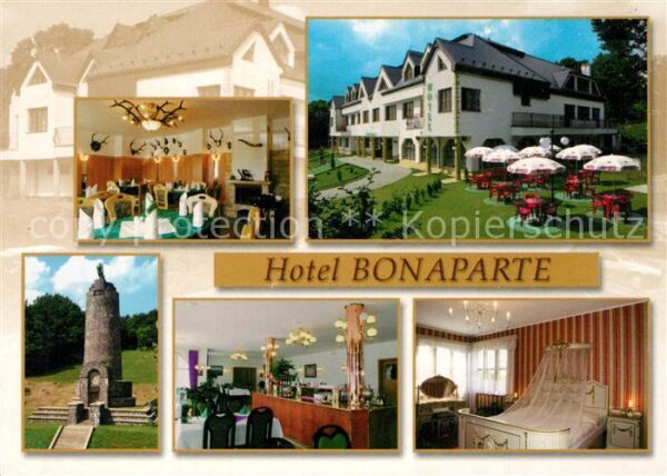 Chlumec Hotel Bonaparte Restaurant Denkmal