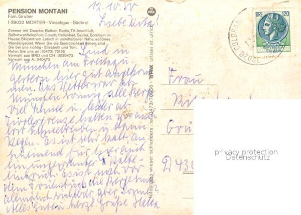 Morter Pension Montani – Bild 2