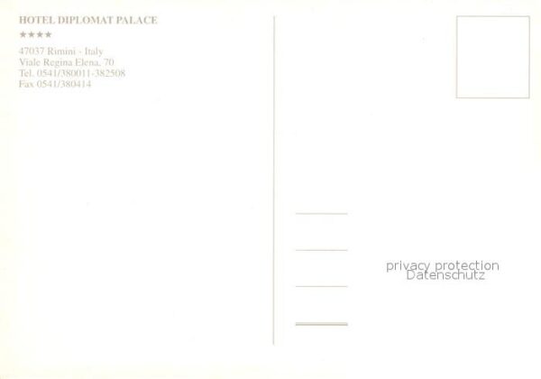 Rimini Hotel Diplomat Palace Swimming Pool Str – Bild 2