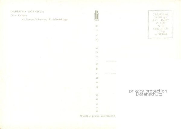 Dabrowa Gornicza Dom Kultury Kulturhaus – Bild 2