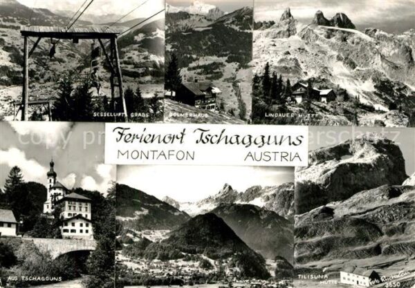Tschagguns Vorarlberg Sessellift Grabs Solmerhaus Lindauer Hü