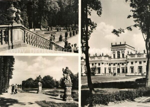 Warszawa Schloss Schlosspark