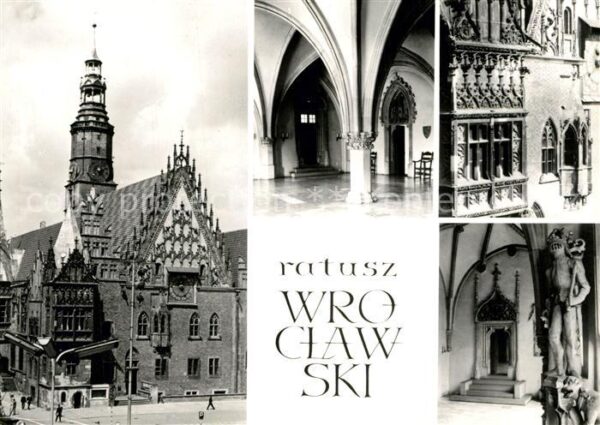 Wroclaw Rathaus Statue