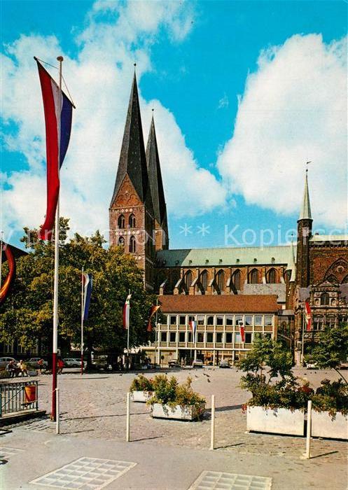 Luebeck Kirche Marktplatz
