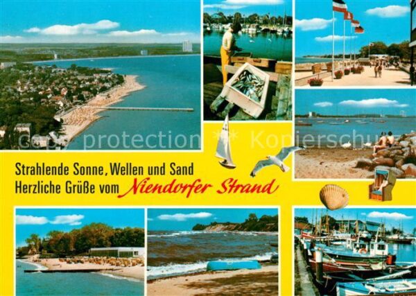 Niendorf Ostseebad Strand Hafen Fliegeraufnahme