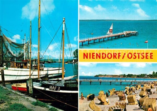 Niendorf Ostseebad Strand Seebrücke Hafen