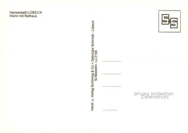 Luebeck Markt Rathaus – Bild 2