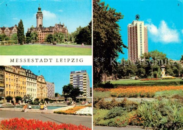 Leipzig Rathaus Sachsenplatz Wohnhochhaus Winte