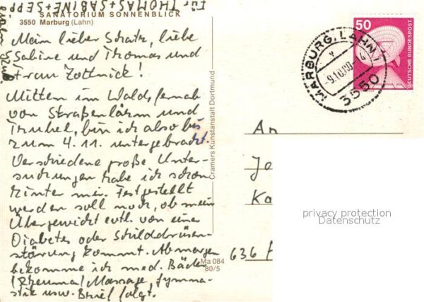 Marburg Lahn Sanatorium Sonnenblick – Bild 2