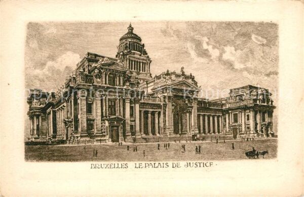 Bruxelles Bruessel Justizpalast