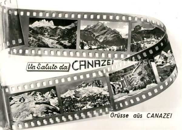 Canazei Panorama Winterlandschaft