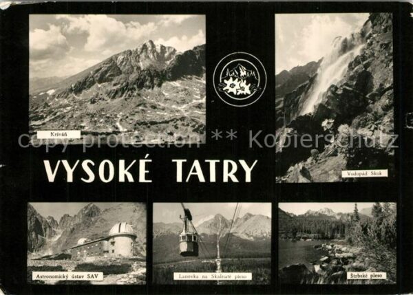 Vysoke Tatry Krivan Wasserfall Bergbahn