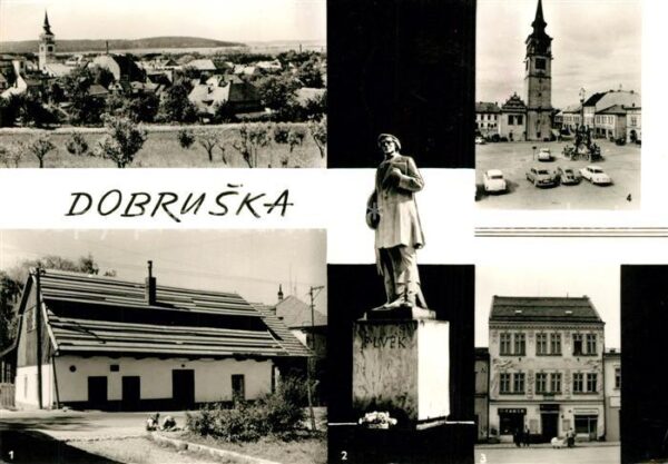 Dobruska Gutenfeld Denkmal Veka Marktplatz Panorama Hotel