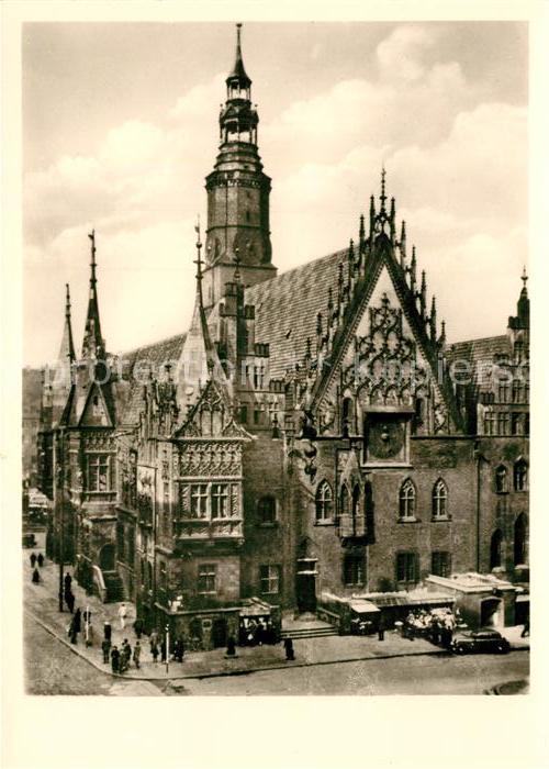 Breslau Niederschlesien Rathaus
