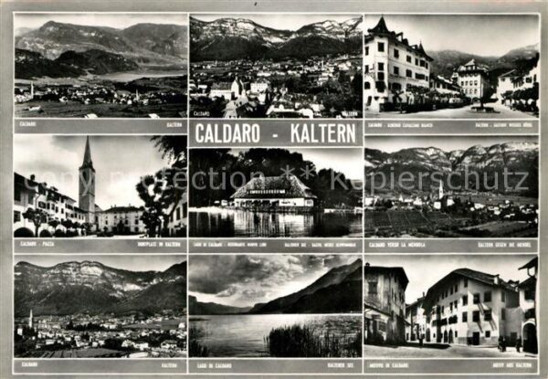 Caldaro Kaltern Piazza Ristorante Nuovo Lido Verso La M