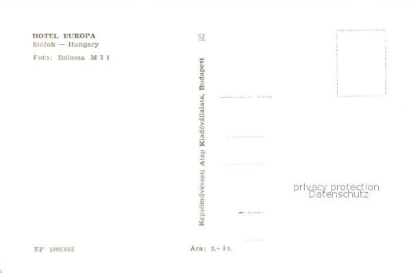 Siofok Hotel Europa – Bild 2