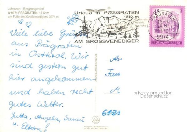 Praegraten Grossvenediger Fliegeraufnahme Großvenediger – Bild 2