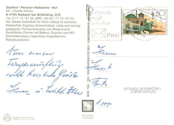 Haibach Muehlkreis Gasthaus Pension Haibacher Hof – Bild 2