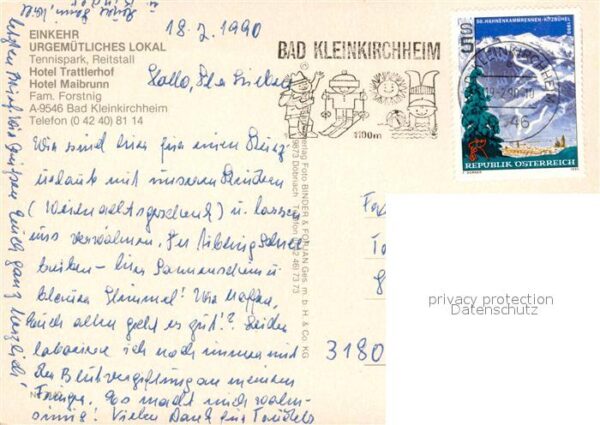 Bad Kleinkirchheim Kaernten Restaurant Einkehr Hotel Trattlerhof Ho – Bild 2