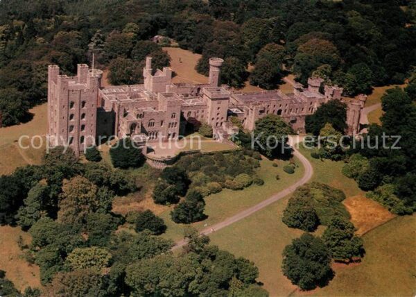 Gwynedd Wales Fliegeraufnahme Penrhyn Castle