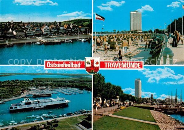 Travemuende Ostseebad Strand Hafen Promenade