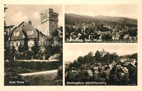 Elgersburg Hohe Warte Erholungsheim Schloss Panora