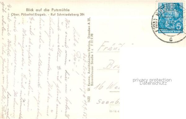 Oberpoebel Putzmühle Pöbeltal Erzgebirge – Bild 2
