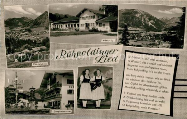 Ruhpolding Gesamtansicht mit Alpenpanorama Kurhaus