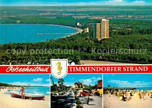 Timmendorfer Strand Strand Promenade Küste Fliegeraufnahme