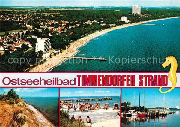 Timmendorfer Strand Ostseeheilbad Fliegeraufnahme Steilküst