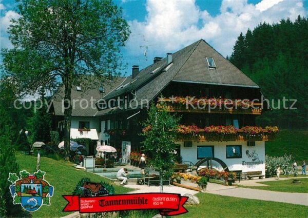 Grafenhausen Schwarzwald Schwarzwaldgasthof Hotel Tannenmühle