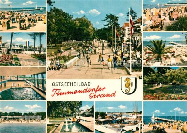 Timmendorfer Strand Strand Promenade Parkanlagen Hafen Hall