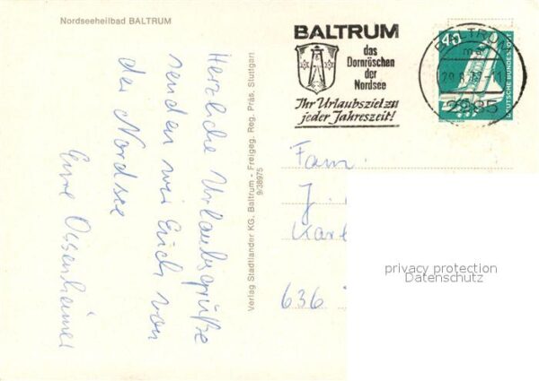 Baltrum Nordseebad Fliegeraufnahme – Bild 2