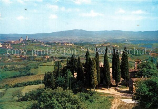 San Gimignano Veduta della Chiesa Romanica di Cellole
