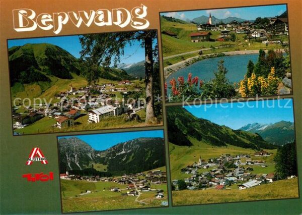 Berwang Tirol Gesamtansicht mit Alpenpanorama