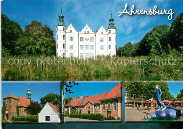 Ahrensburg Schloss Kirche Innenstadt Plastik
