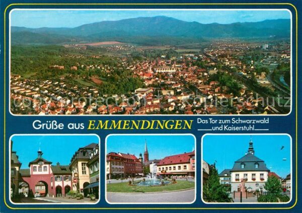 Emmendingen Tor zu Schwarzwald und Kaiserstuhl Flie