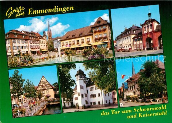 Emmendingen Marktplatz Innenstadt Tor zu Schwarzwal